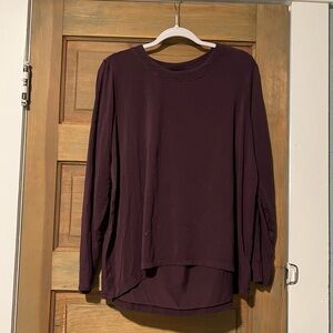 Athleta Long Sleeve Top - Rich Plum